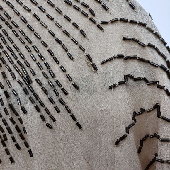 NWT Haute Hippie Blouse Womens Small Silk Beaded Embellished Tunic Top Boho - Picture 12 of 14